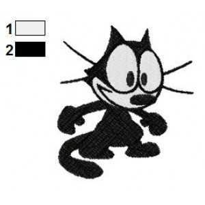 Felix the Cat 03 Embroidery Design